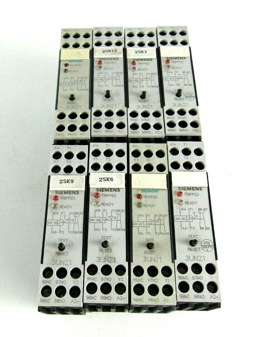 Lot of 8 x Siemens 3UN2131-0AB4 Thermistor Engine protection