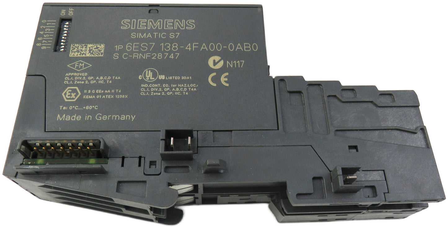 SIEMENS  6ES7 138-4FA00-0AB0 6ES7138-4FA00-0AB0 PROFISAFE W BASE