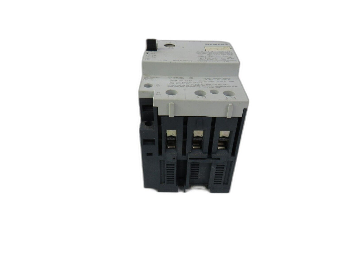 SIEMENS 3VU1600-1MR00  CIRCUIT BREAKER