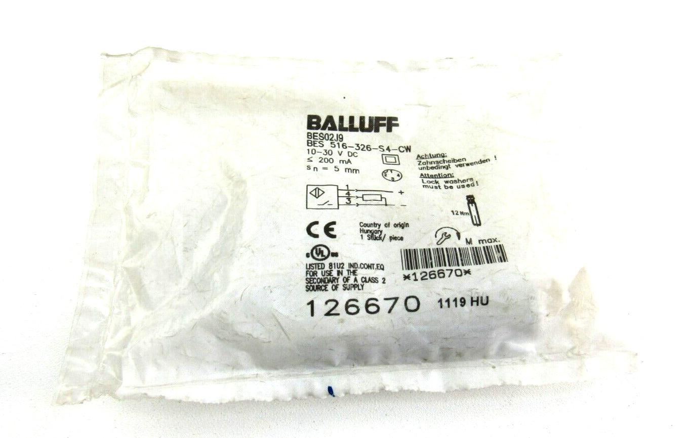 BALUFF  BES 516-326-S4-CW BES02J9    New