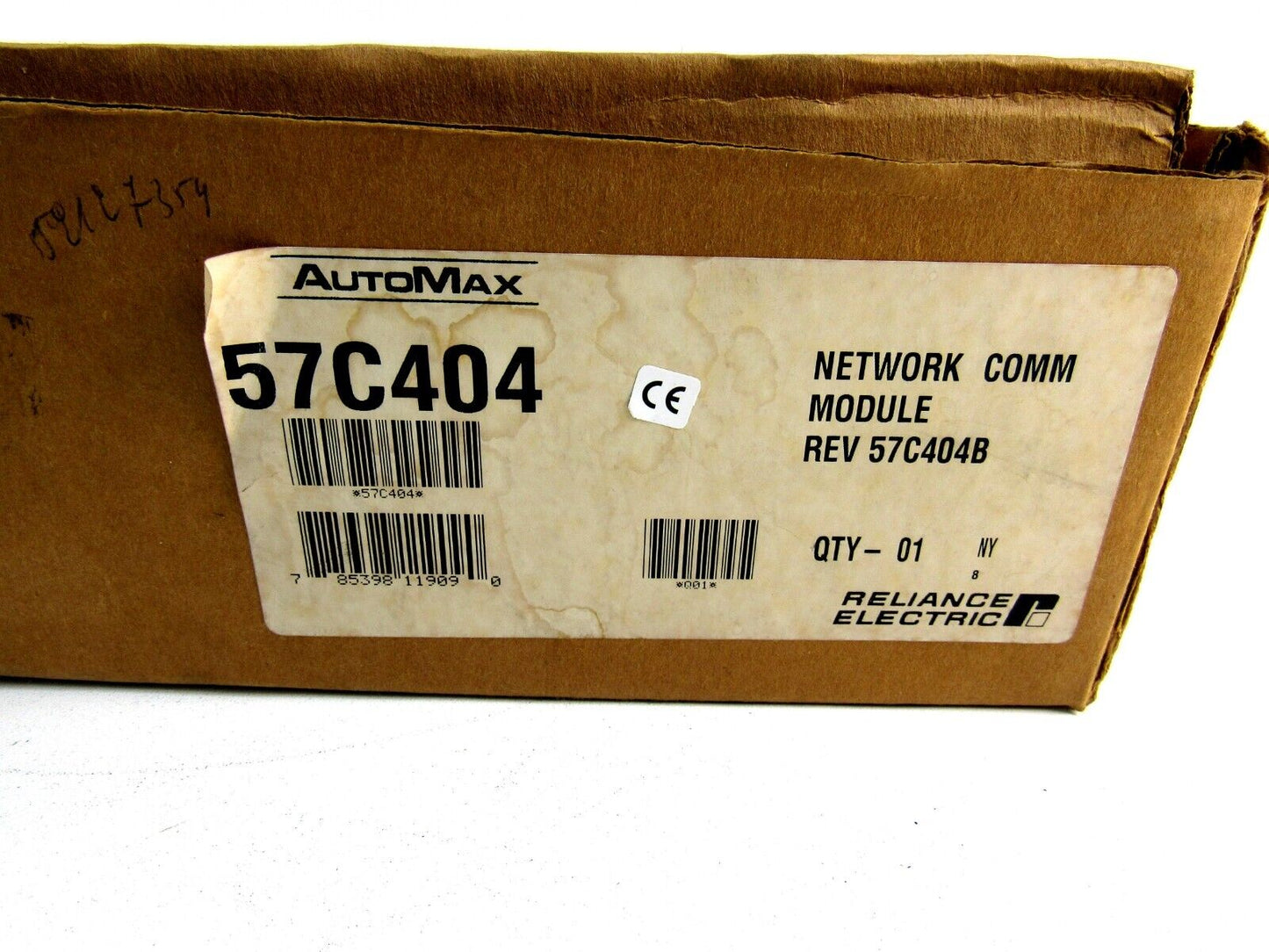 RELIANCE ELECTRIC 57C404  AUTOMAX NETWORK COMM MODULE 57C404B