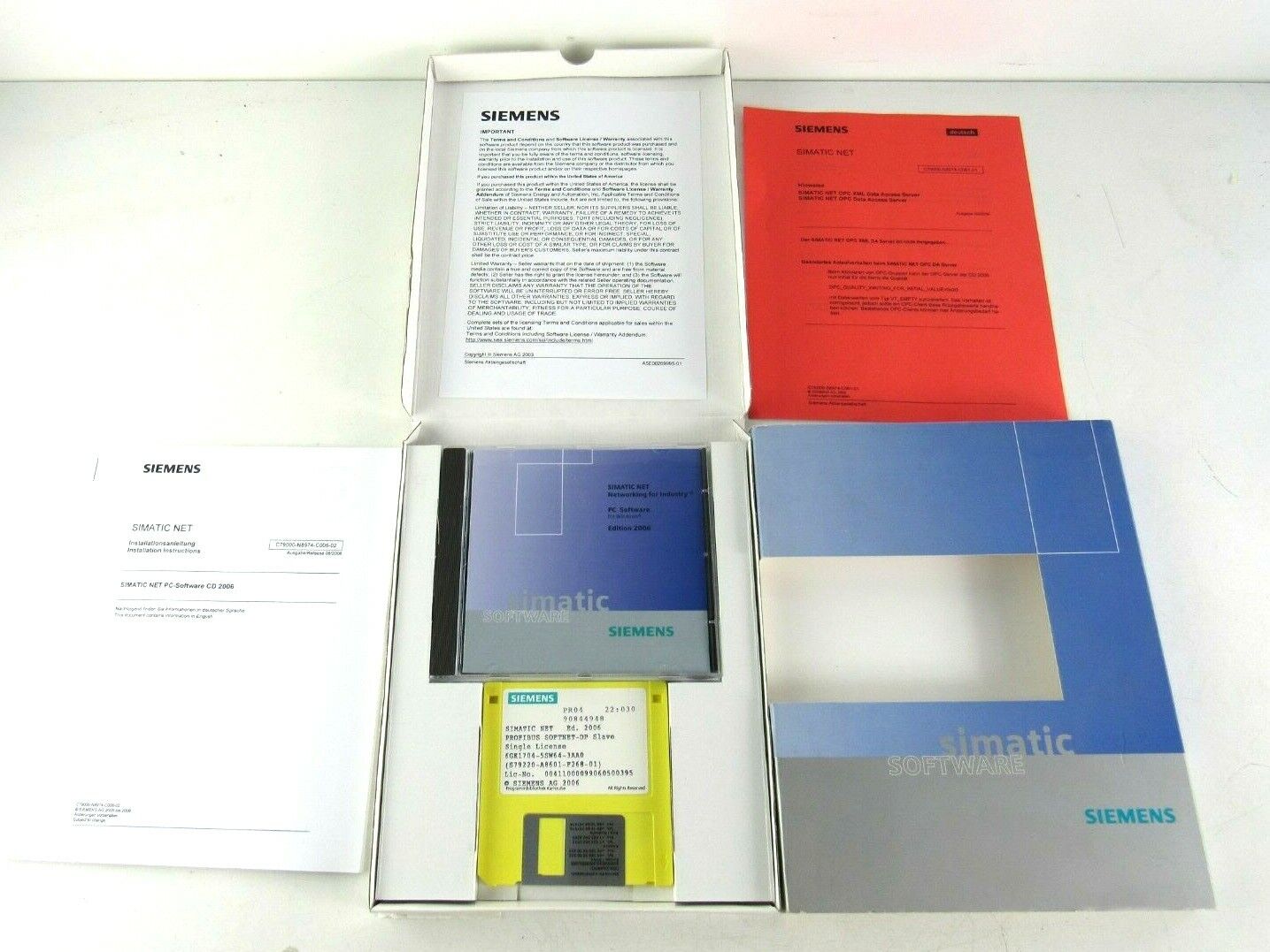 Siemens 6GK1704-5SW64-3AA0 Software simatic net pb softnet dp slave 2006