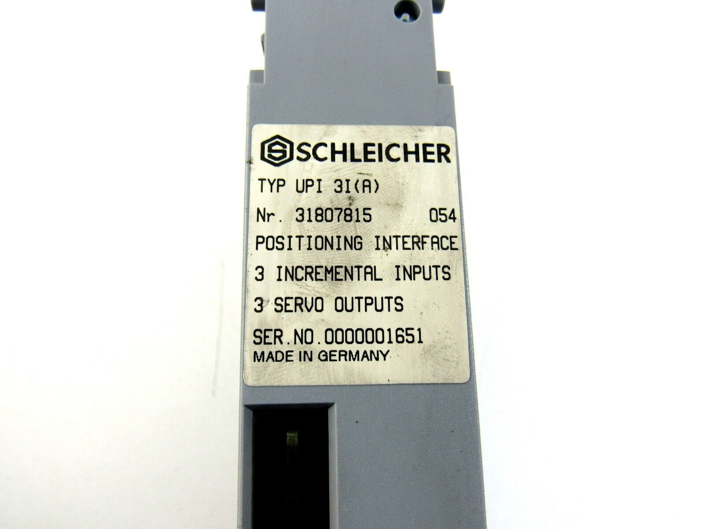 SCHLEICHER UPI 3I