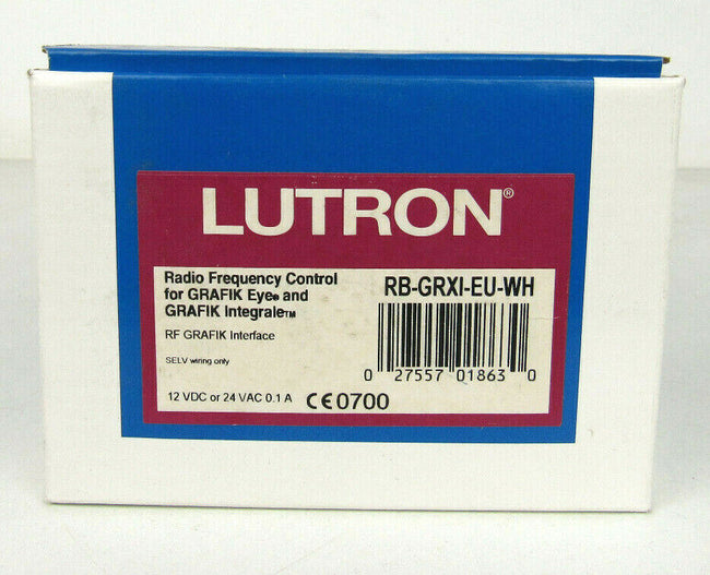 Lutron RB-GRXI-EU-WH Grafik Eye And Grafik Integrale Radio Frequency Control