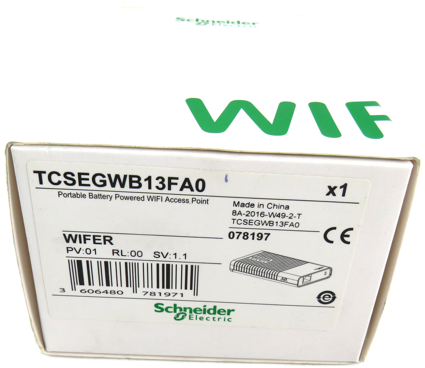 SCHNEIDER ELECTRIC TCSEGWB13FA0 automation Wifi Interface IP20    New