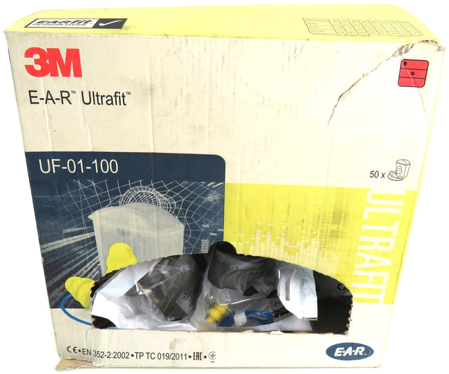 3M E-A-R ULTRAFIT UF-01-100 WITH CASE   Lot of 11 New