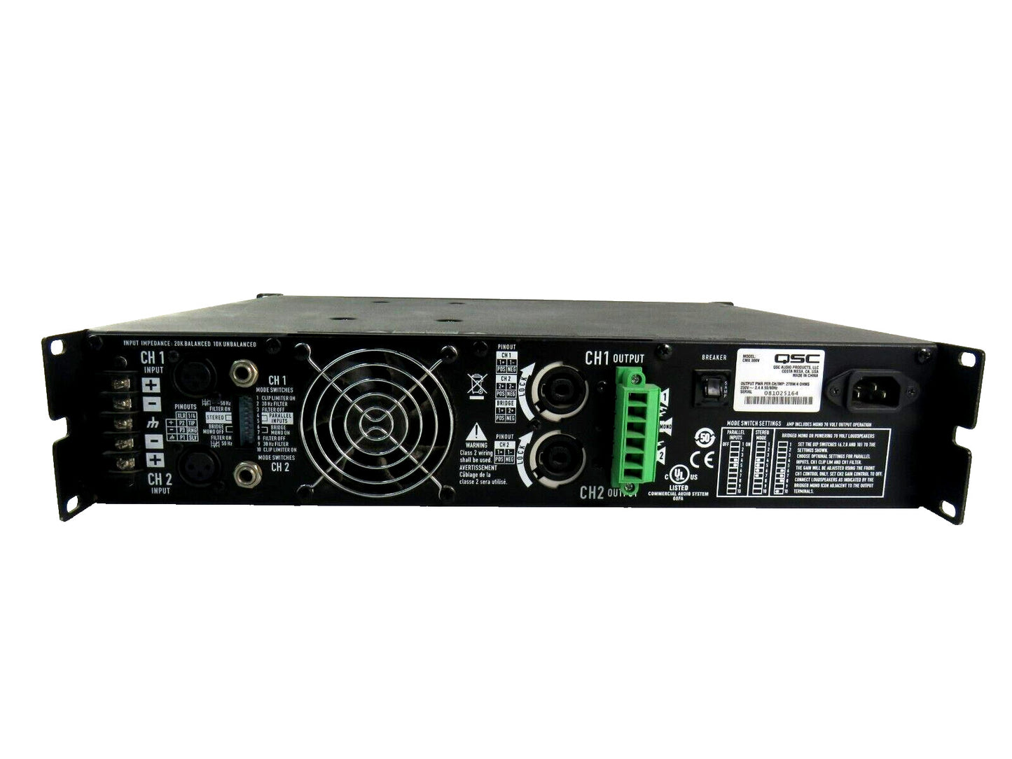 QSC CMX 300V amplifier